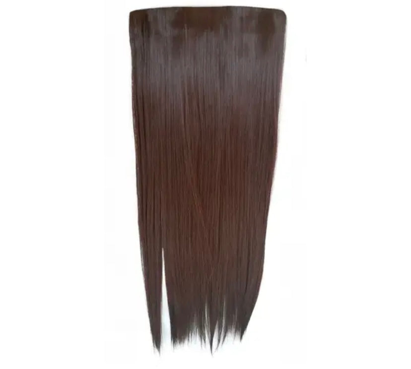 Straight 5 Clip Human Mixed Hair Extension