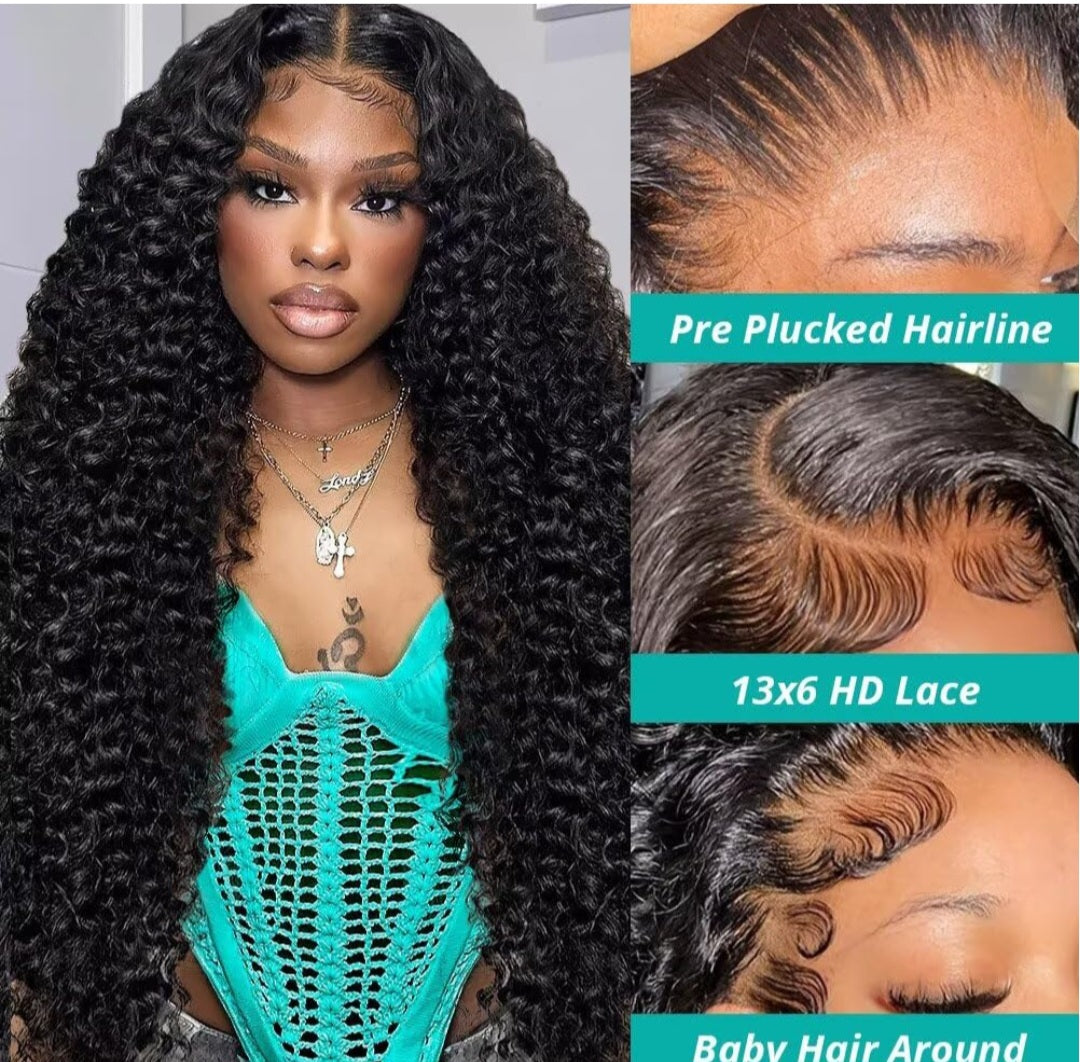Glueless curly 5x5 wig